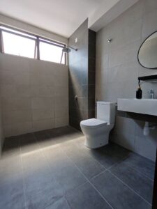 Spacious main bathroom of Adenia Puncak Bestari