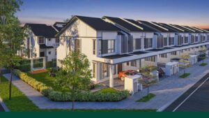 Alam Perdana terrace home Lemuni exterior view