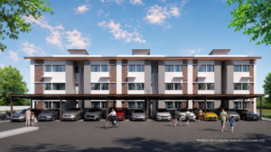 Front view of Residensi Pinang RSKU Puncak Alam with only 177 low-density apartment units